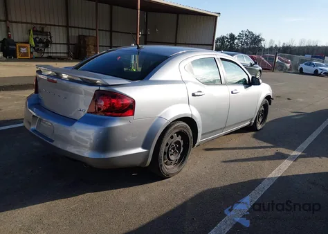 2013 Dodge Avenger Sxt from USA, damaged, VIN 1C3CDZCGXDN717680